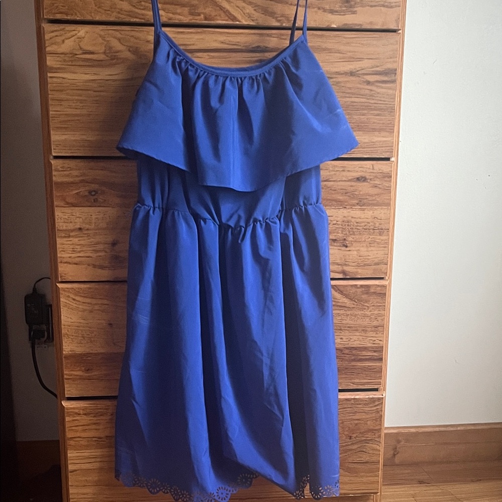 Charlotte Russe Royal Blue Ruffle Mini Dress